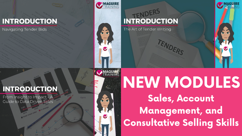 New Sales, Account Management, and Consultative Selling Skills Courses!